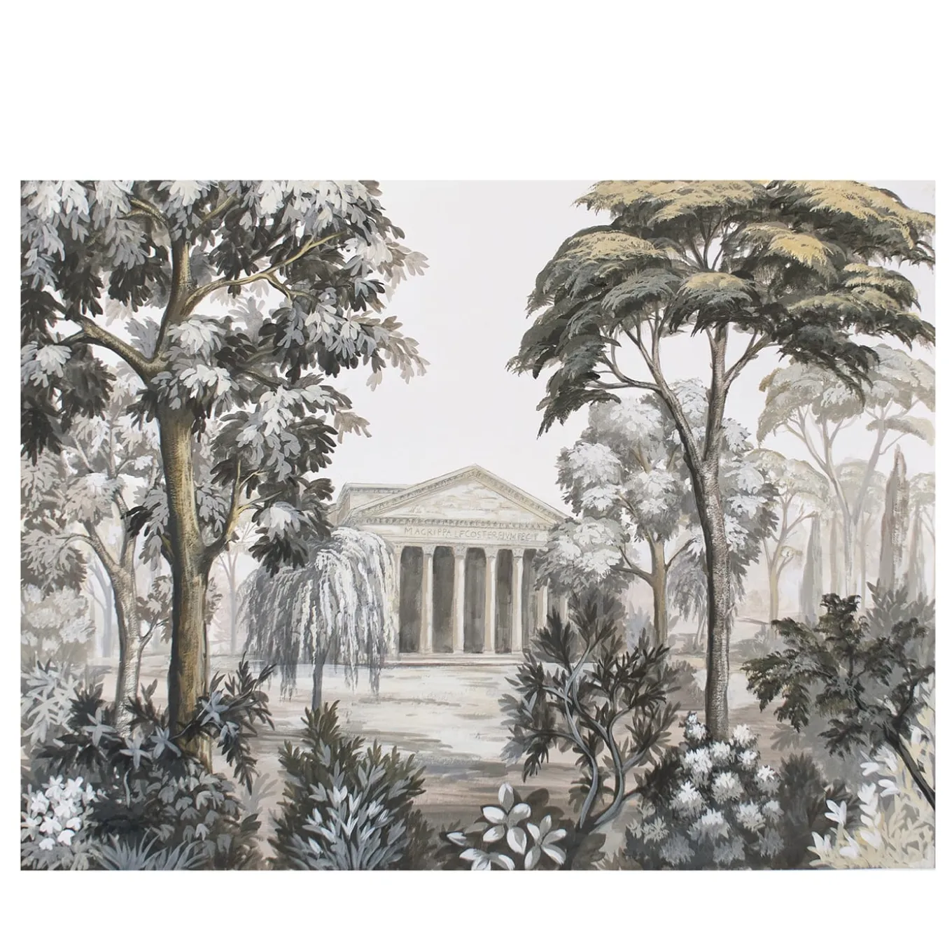 Carta da parati del tempio antico