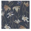 Carta da parati Fiori Blu Ardesia