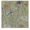Carta da parati Fiori Verde Salvia