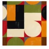 Carta da Parati Geometrica Mid-Century Modern