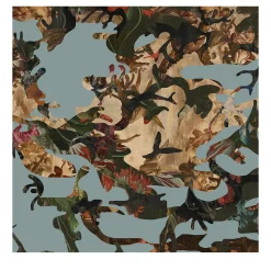 Carta da parati Hidden In Plain Sight Nikko Blue di Magnus Gjoen