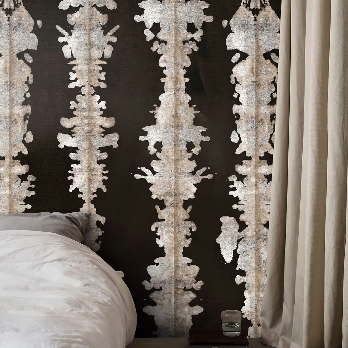 Carta da parati Ink Blots Shibori