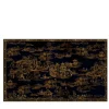 Carta da parati Japanese Toile gialla e nera