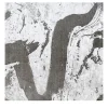 Carta da parati metallizzata grigia Glam Jazz