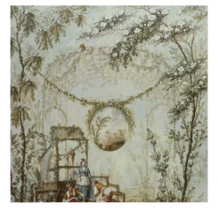 Carta da parati Rococò Francese