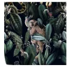 Carta da parati scura della giungla selvaggia tropicale
