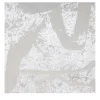 Carta da parati testurizzata metallizzata bianca Jazz Glam