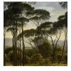 Carta da Parati Vintage Vittoriana con Alberi