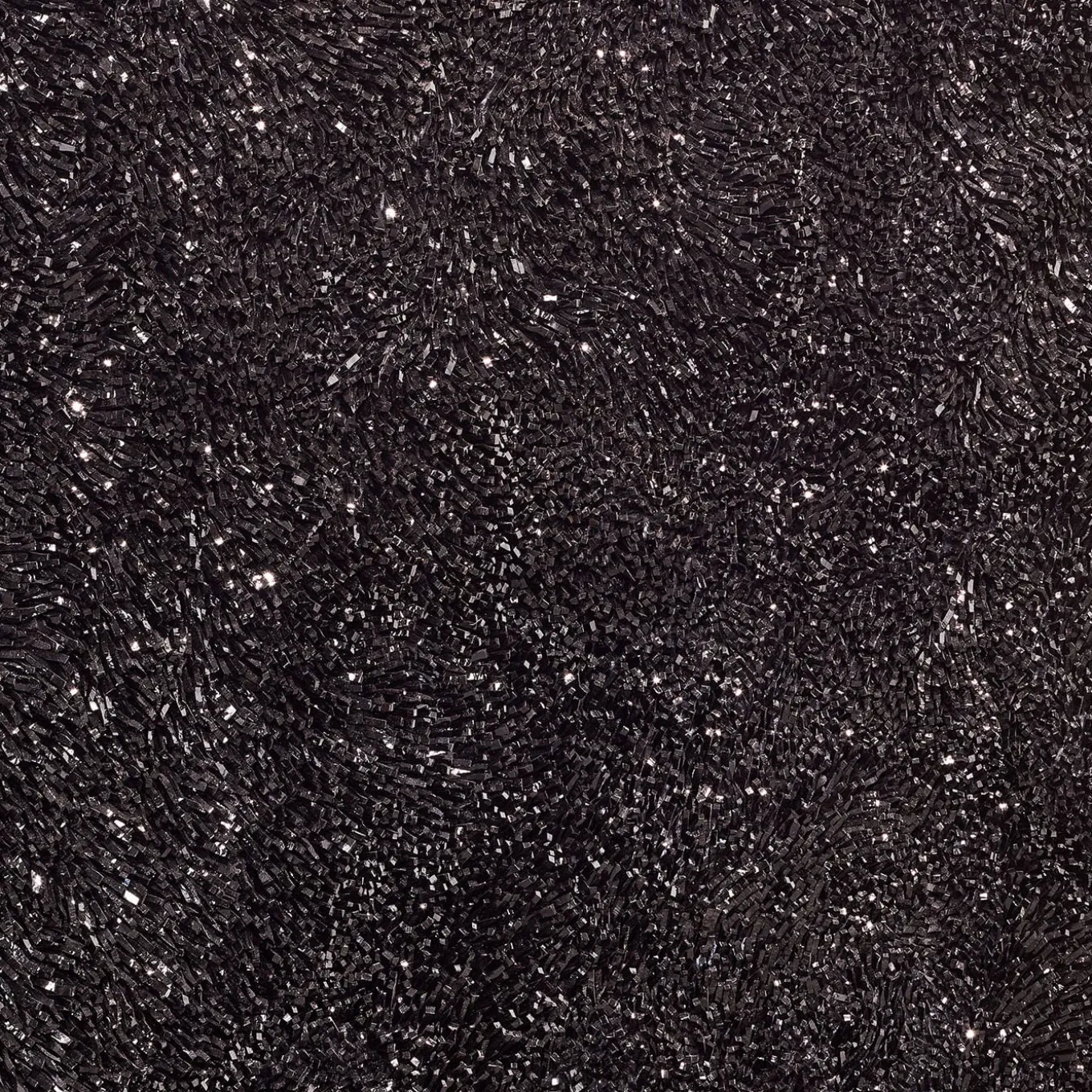 Cattedrale n110 n111 Set di 2 pannelli decorativi in vetro nero