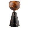 Centrotavola Alchimie in vetro di Murano Black Emperador