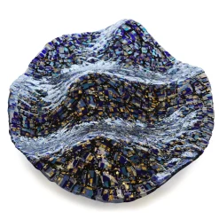 Centrotavola con fiocchi blu Wave Ellisse