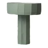 Centrotavola Coppa Ninfea Corteccia C3/Menta