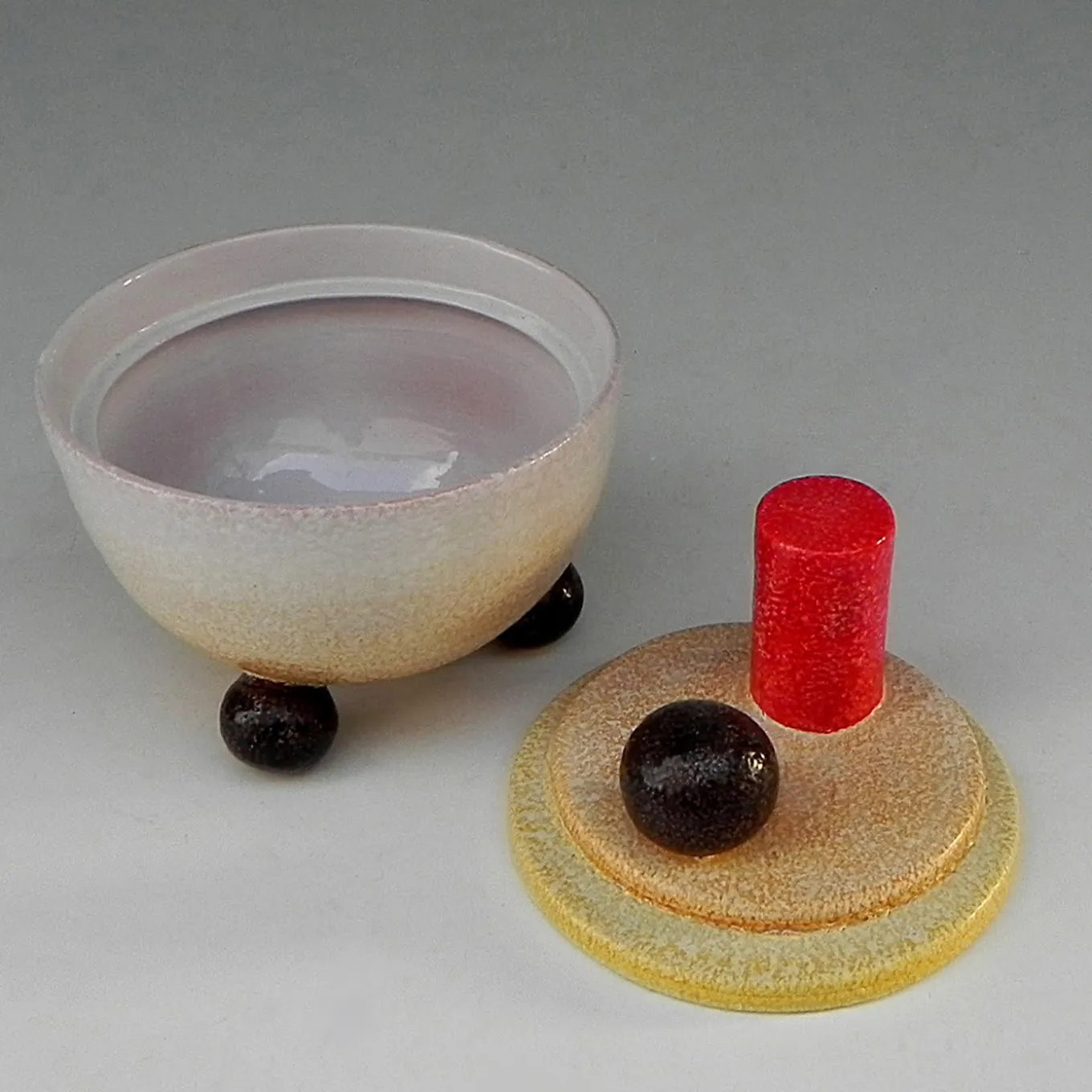 Centrotavola in ceramica Scatola dell'Allegria