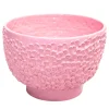 Centrotavola in Ceramica Onda Rosa Cipria Lucido