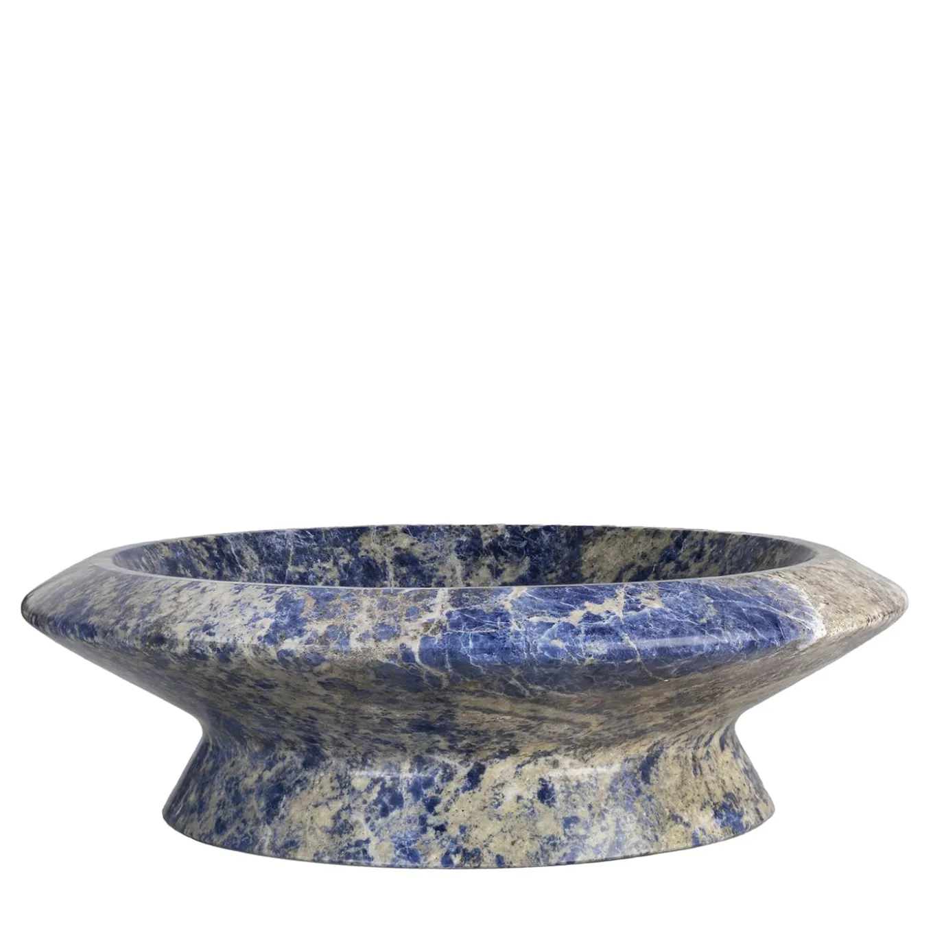 Centrotavola in marmo blu di Sodalite di Ivan Colominas