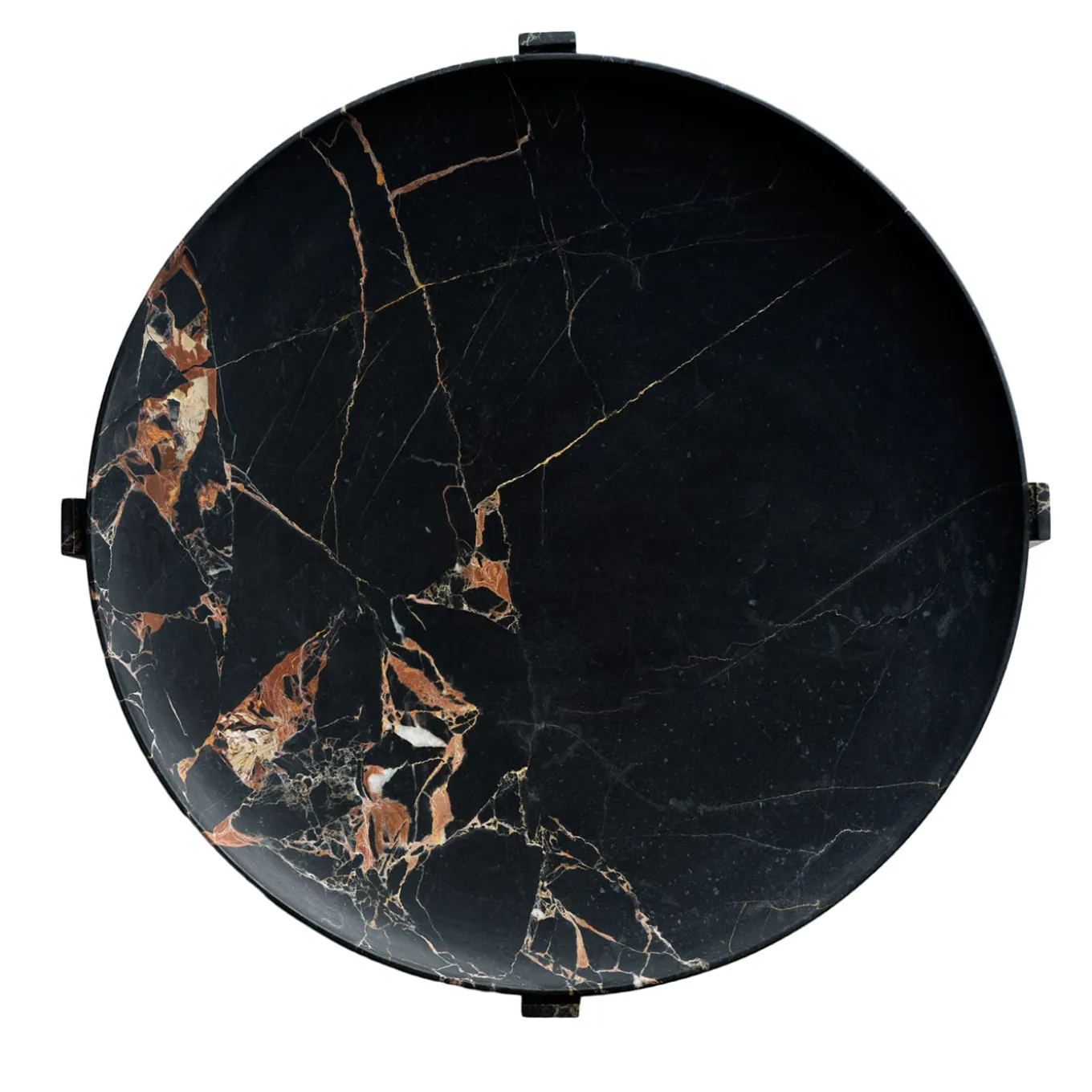 Centrotavola in marmo nero e oro Imperial M