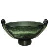 Centrotavola in vetro di Murano verde