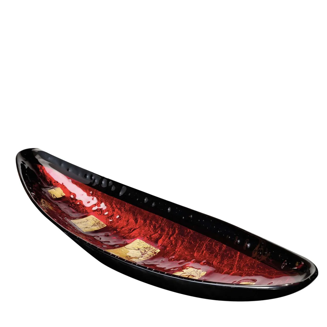 Centrotavola in vetro di Murano Gondola Accademia di Andrea Orso