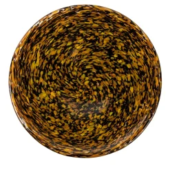 Centrotavola in vetro marrone Leopardo