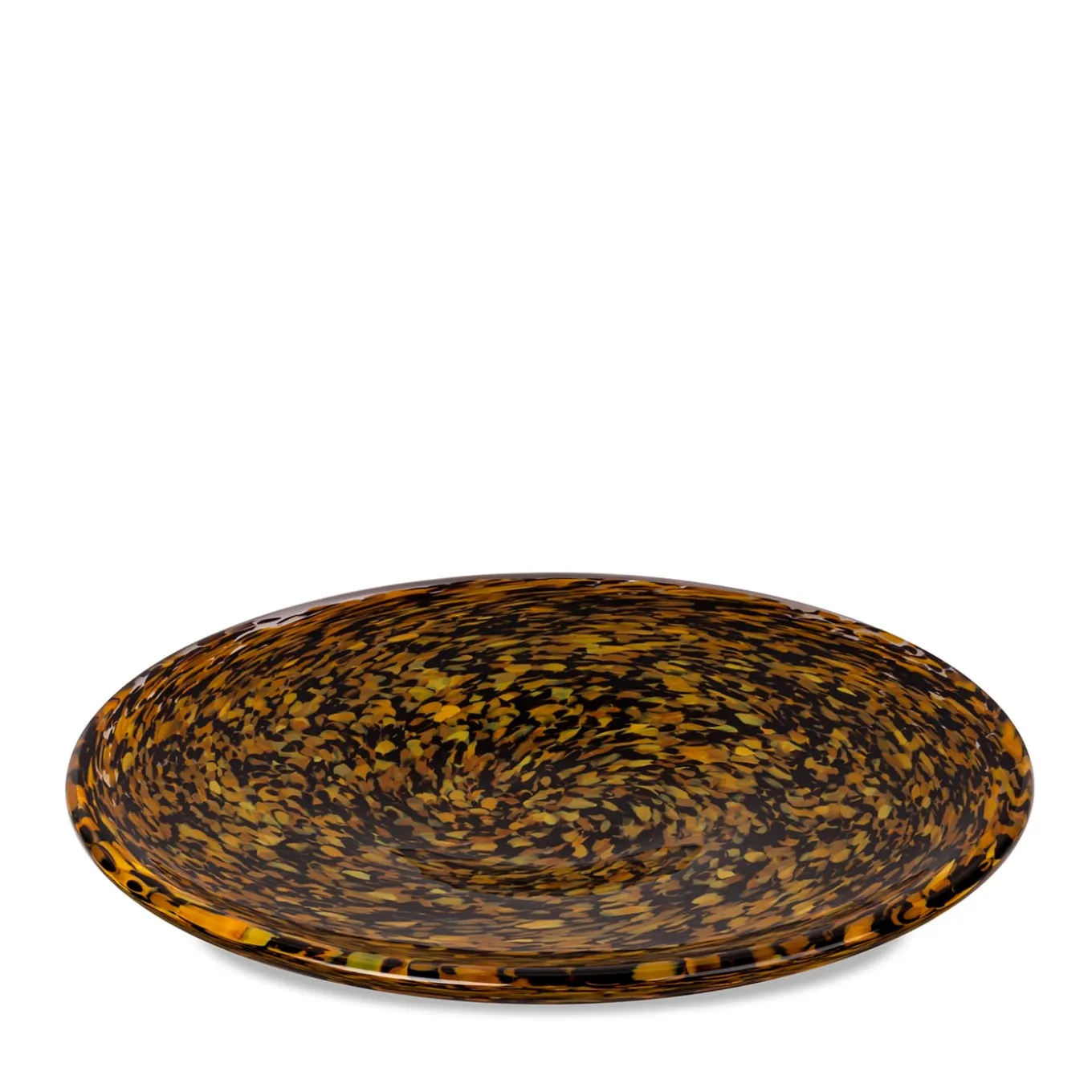 Centrotavola in vetro marrone Leopardo