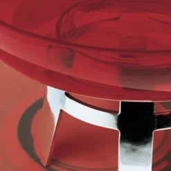 Centrotavola rosso in edizione limitata di Ettore Sottsass