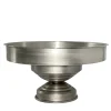 Centrotavola scultoreo in ottone placcato argento