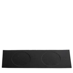 Centrotavola Soft in pelle Nero Notte