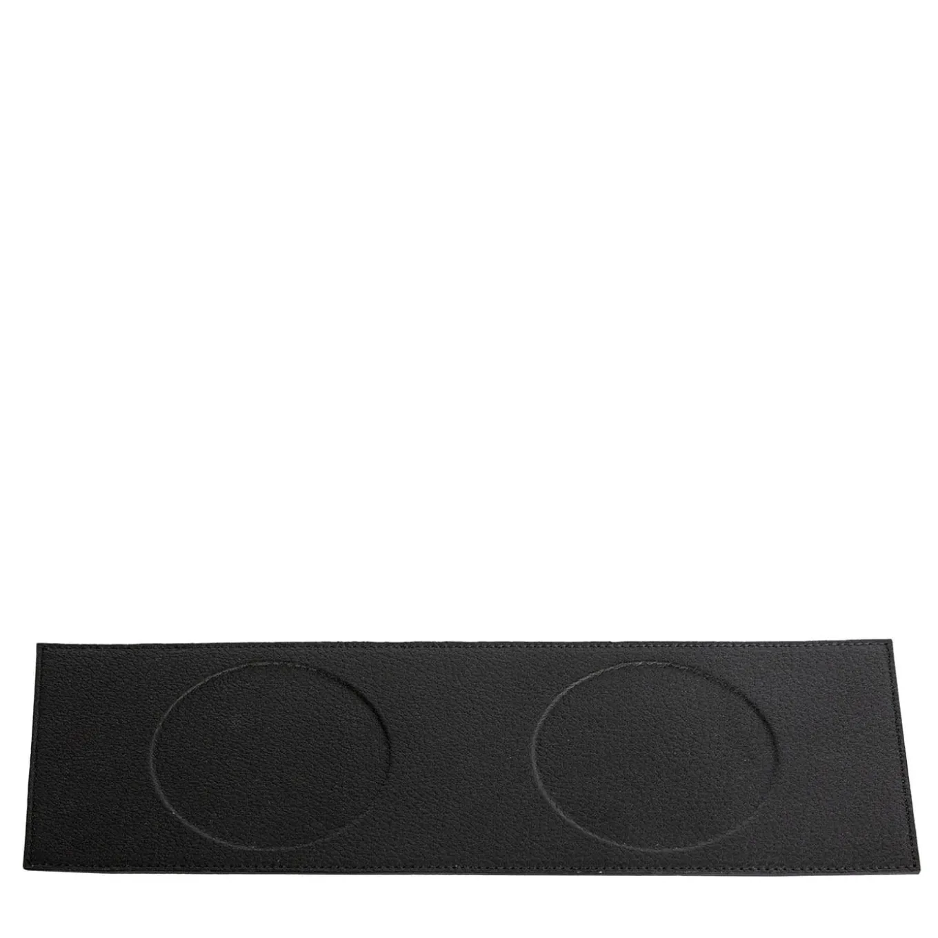 Centrotavola Soft in pelle Nero Notte