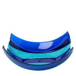 Centrotavola Stripe Basket Blu Grande di Enzo Mari