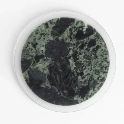 Centrotavola verde Impronte