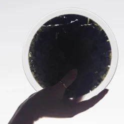 Centrotavola verde Impronte