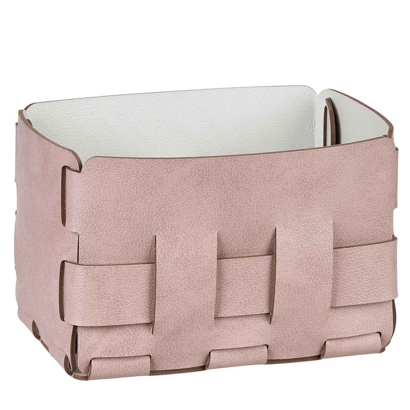 Cestino Mini Bottega Ash Rose/Oyster di Ekaterina Borovkova