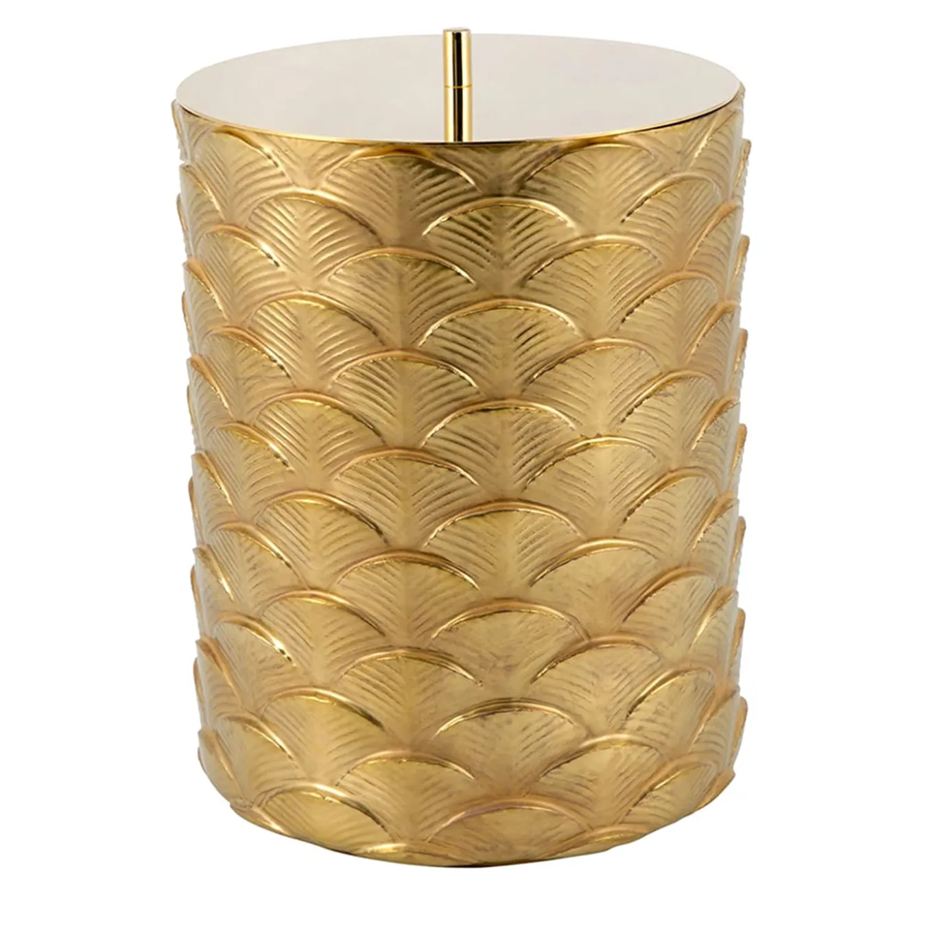 CESTINO PER RIFIUTI PAVONE - ORO