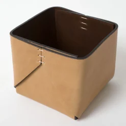 Cestino Regular Cubic Khaki di Oscar Maschera