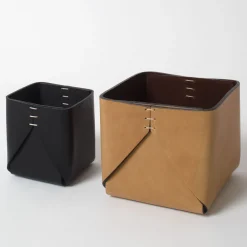 Cestino Regular Cubic Khaki di Oscar Maschera