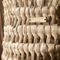 Cestino rigido nudo e turchese