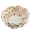 Cestino rotondo grande in corda color crema