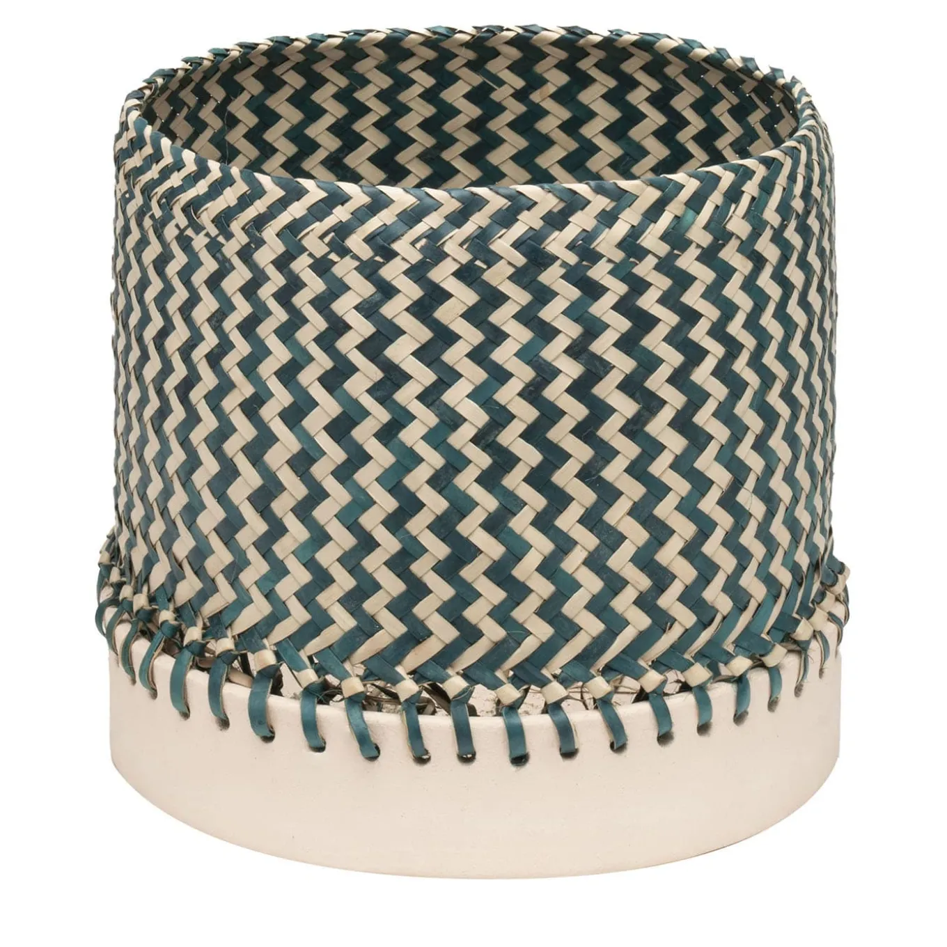 Cestino verde Zig Zag