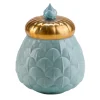CHARLOTTE PAVONE COPRICANDELA - BLU CHIARO