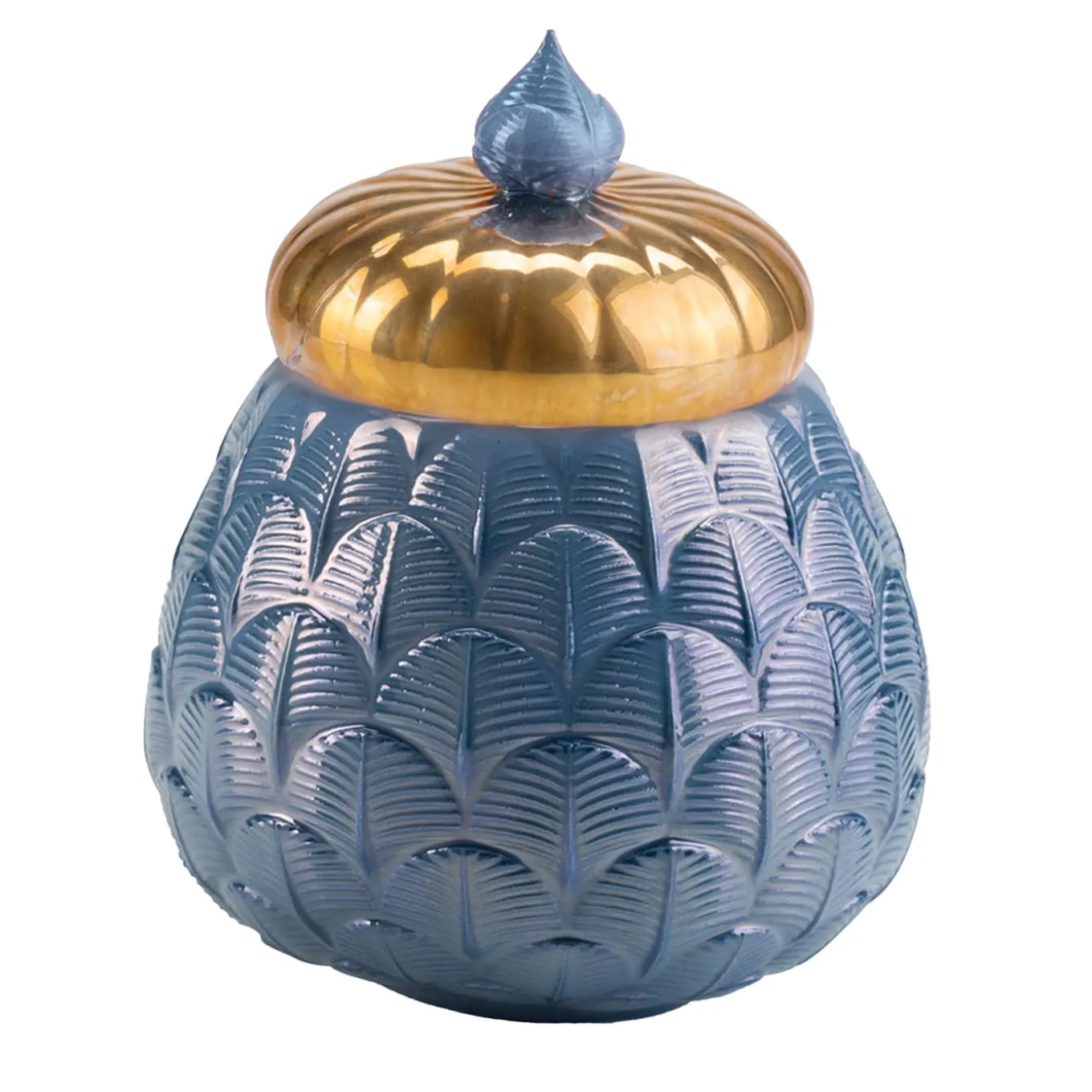 CHARLOTTE PAVONE COPRICANDELA - BLU
