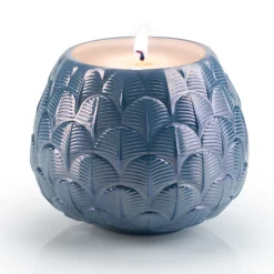 CHARLOTTE PAVONE COPRICANDELA - BLU
