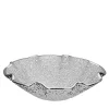 Ciotola Decorativa in Vetro Argento a Scallop Lirica