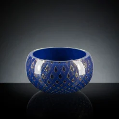 Ciotola decorativa Mocenigo oro e blu
