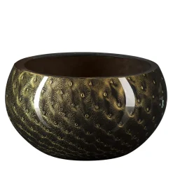Ciotola decorativa Mocenigo oro e nero