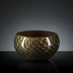 Ciotola decorativa Mocenigo oro e nero