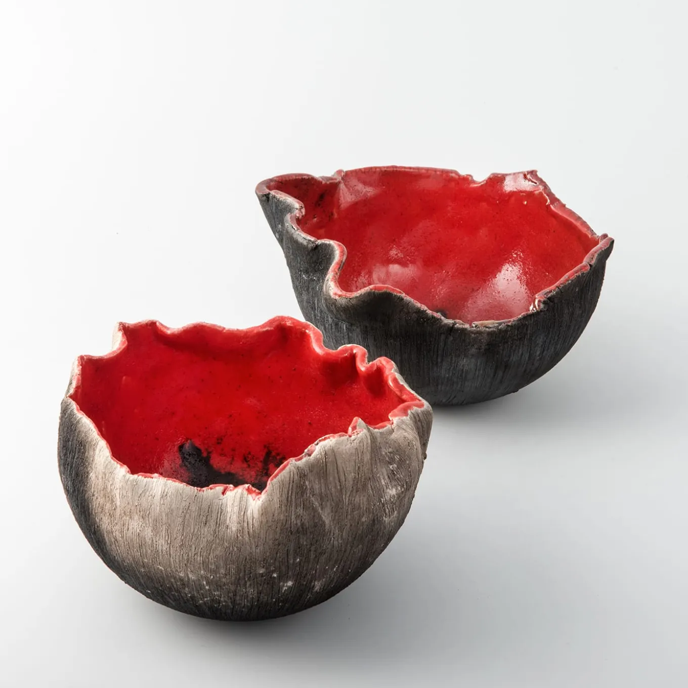 Ciotola Decorativa Rosso Di Sera In Ceramica Rossa Di Nino Basso #3