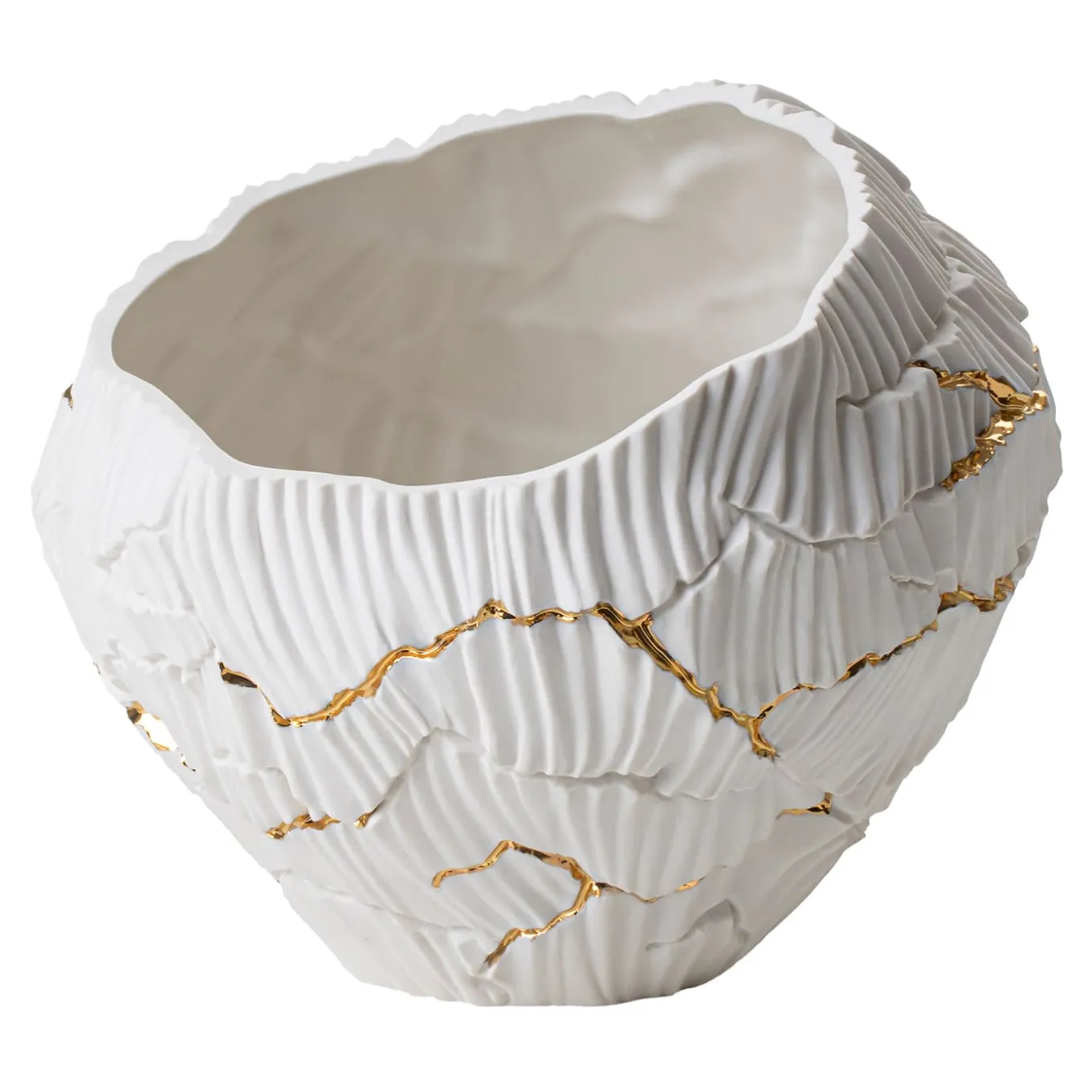 Ciotola decorativa Zefiro Gold Cracks