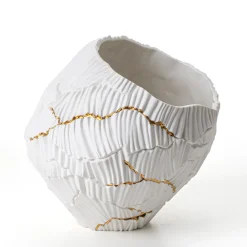 Ciotola decorativa Zefiro Gold Cracks