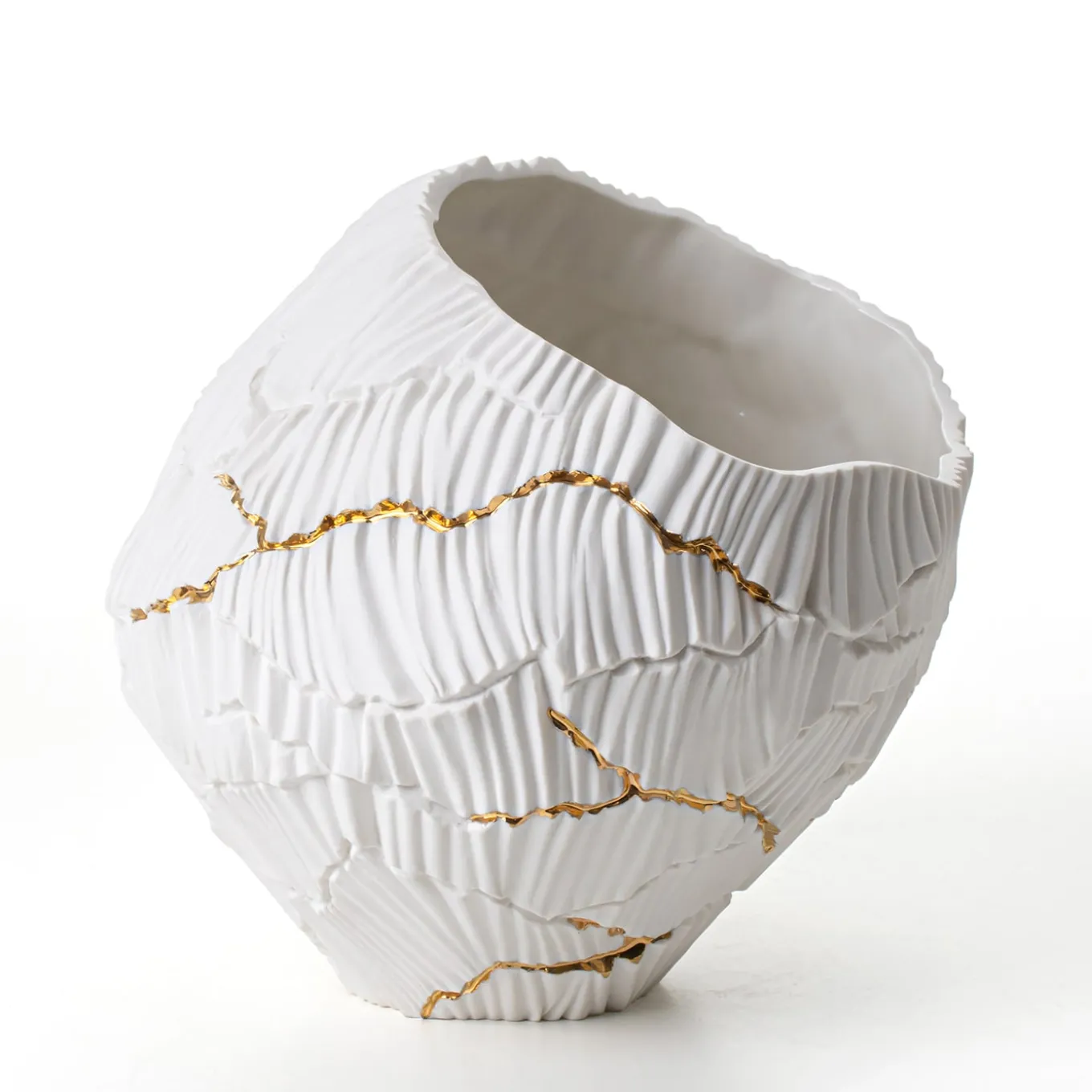 Ciotola decorativa Zefiro Gold Cracks