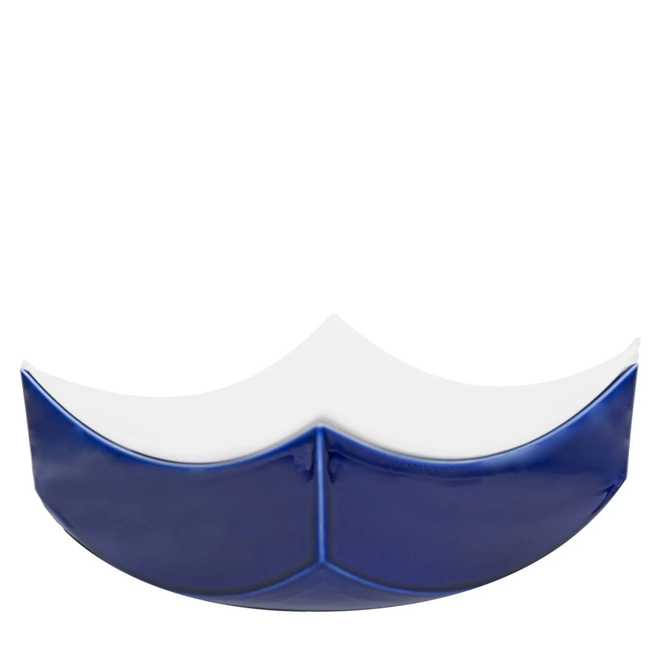 Ciotola Wave Bonbon Bianco e Blu di Cristian Visentin